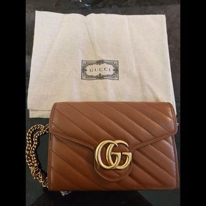 G Marmont matelasse wallet bag